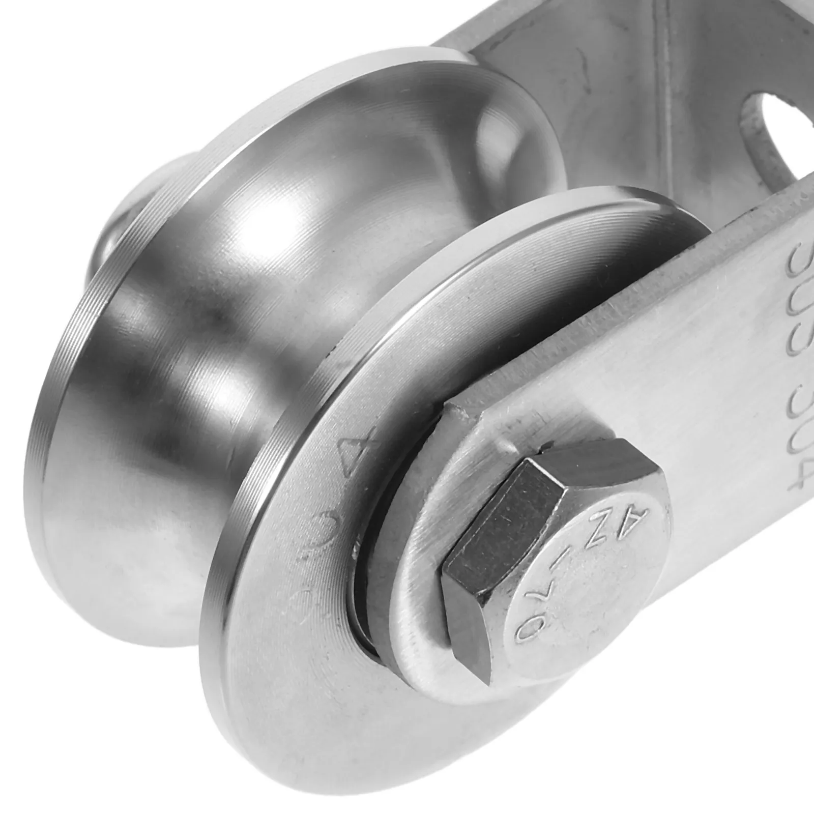 Stainless Steel Track Roller Pulley Heavy Duty Bearing Smooth Operation Noise Reduction Sliding Gate Door Cable Fitness