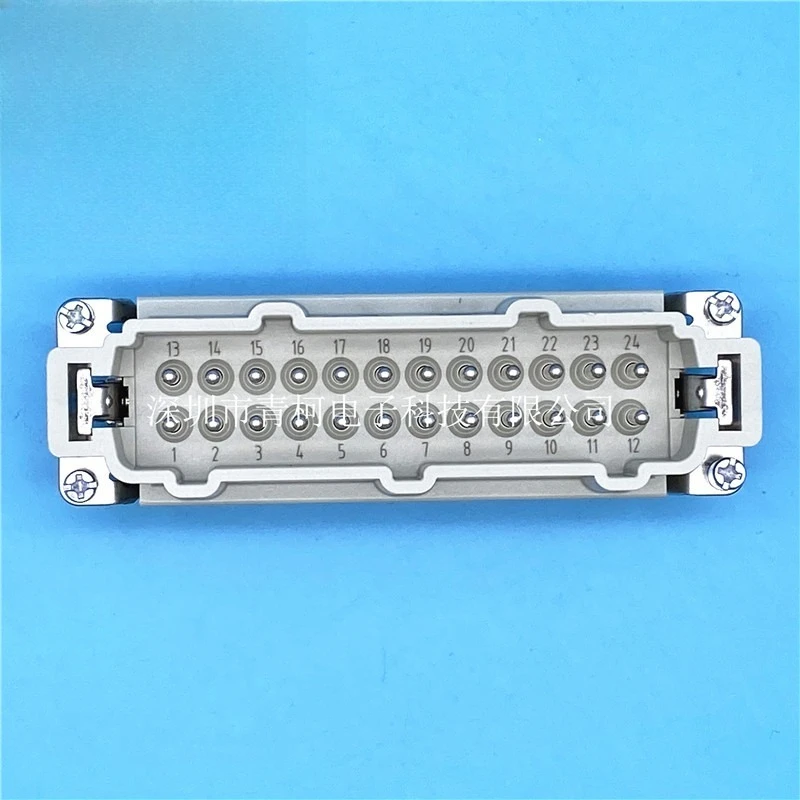 for HARTING heavy-duty connector 09330242601 24 pin male core 24 core junction box 24E-M-S