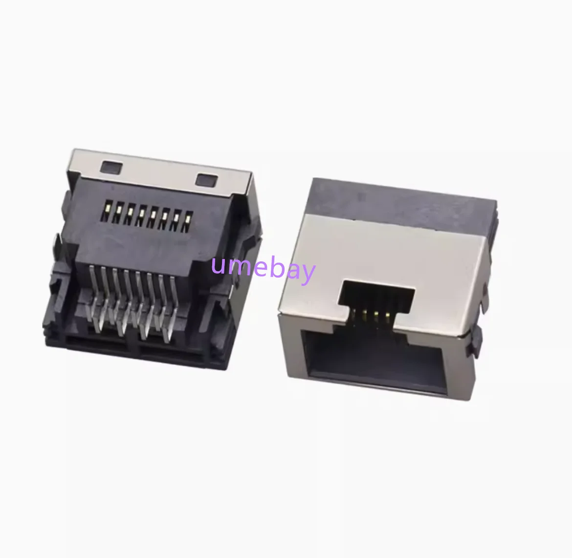 

20pcs / Network socket RJ45 sink board 5.8H pin with shielded unlit plug network socket female socket