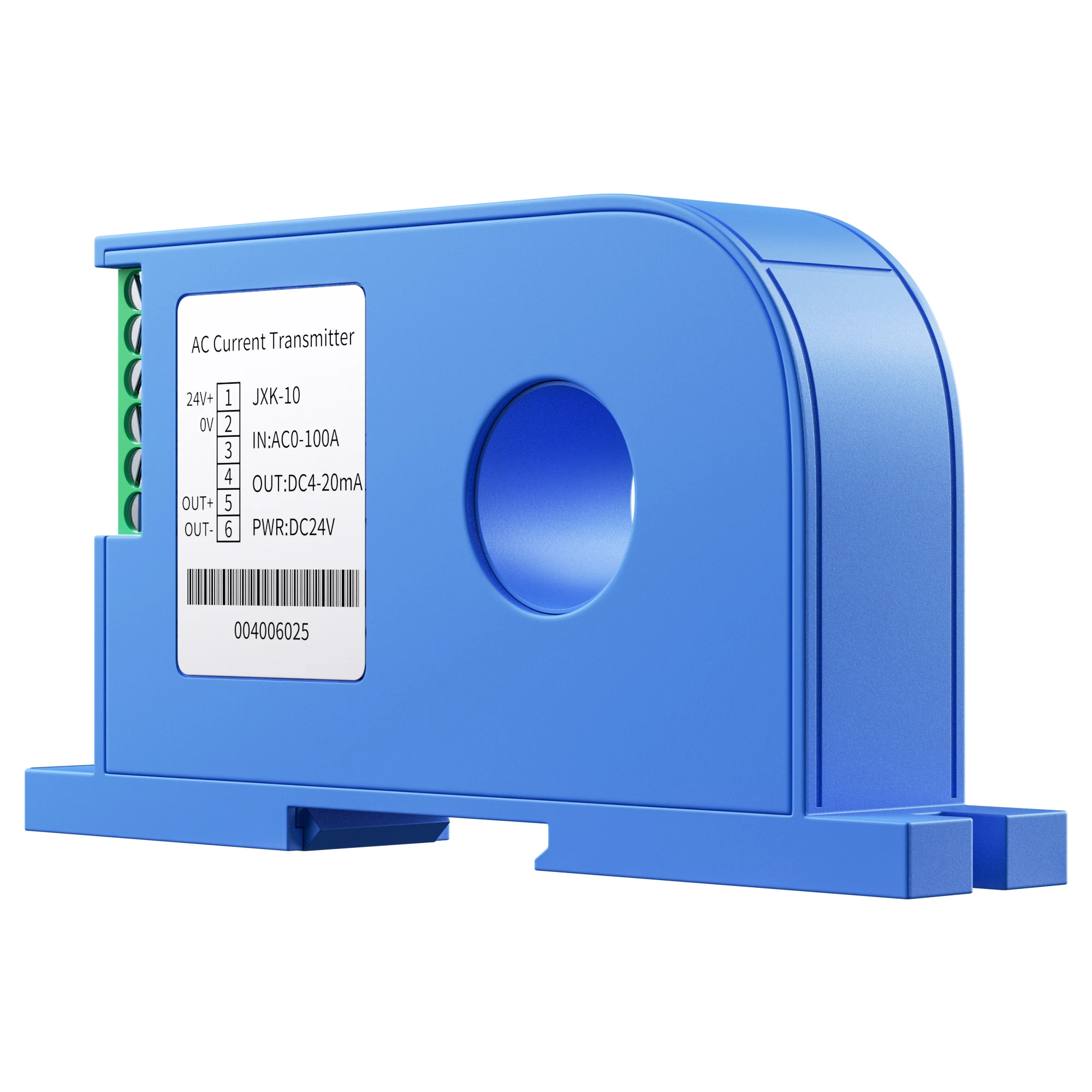 AC Current Transmitter AC0-50A AC0-200A Output 4-20mA 0-20mA 0-5V 10V RS485 Current Transformer AC Hall Current Sensor