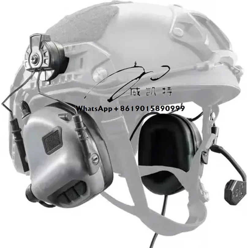 

Yakeda Tactical Helmet Earphone Headband Fast Helmet Headphones Noise Cancelling Earmuff Tactical Earphone