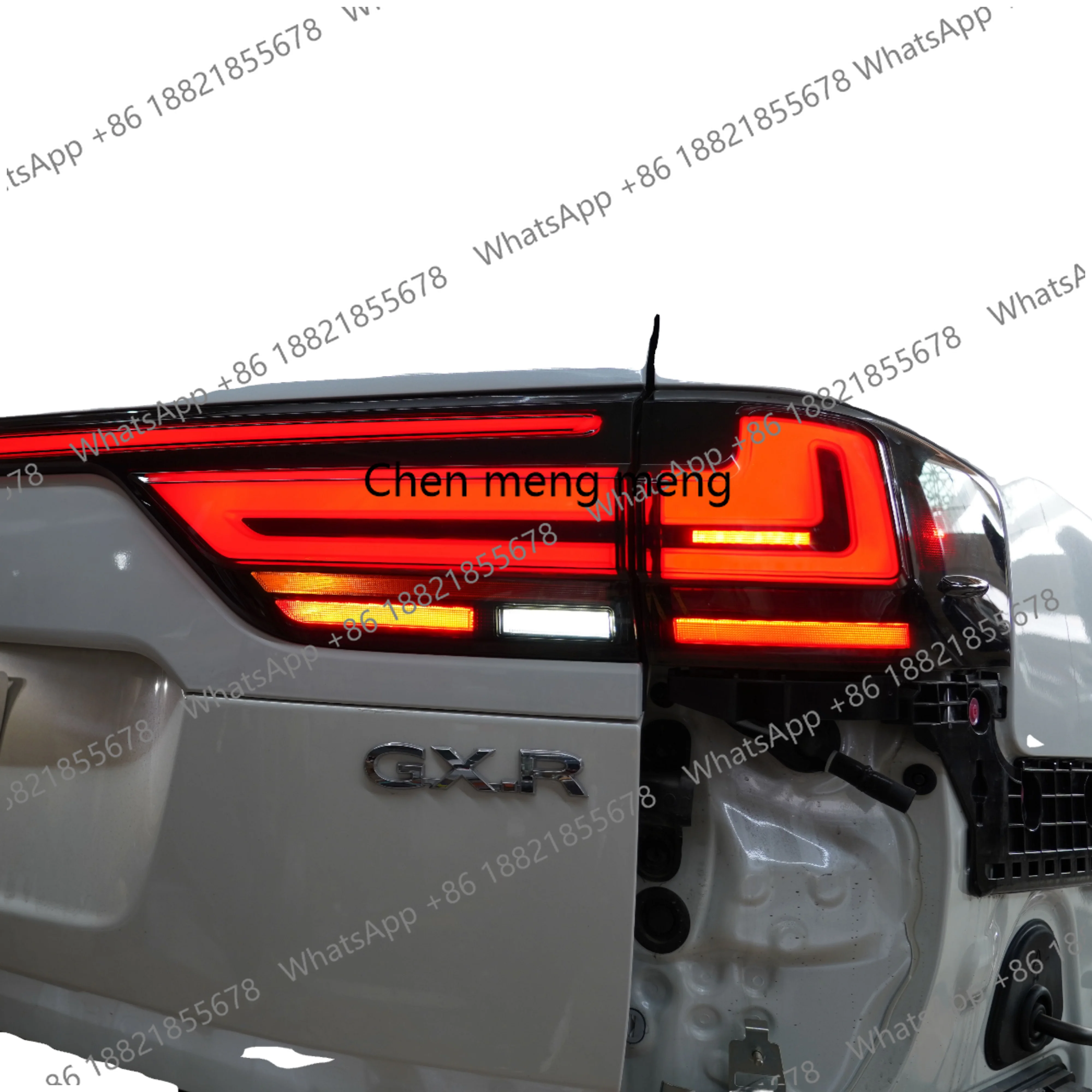 New Car Accessories LED Taillight Stop Light Through Tail Light for   Land Cruiser 300 Lc300 Accessories