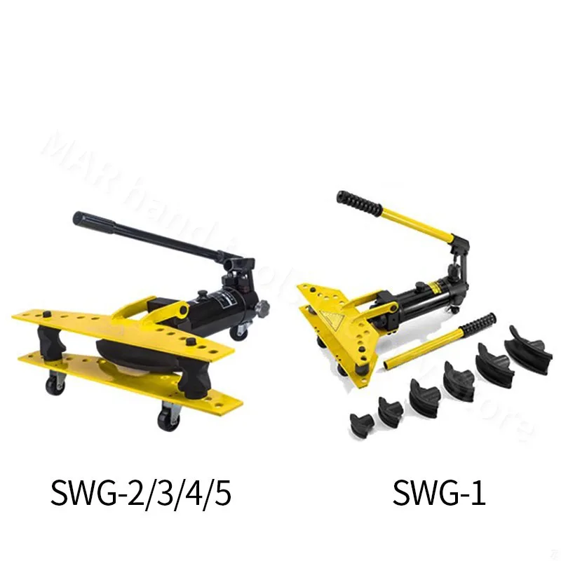 Hydraulic Pipe Bending Machine Manual Copper Steel Tube Bender SWG-1 SWG-2 Lever Type Bending Tool Powerful Hydraulic Plier