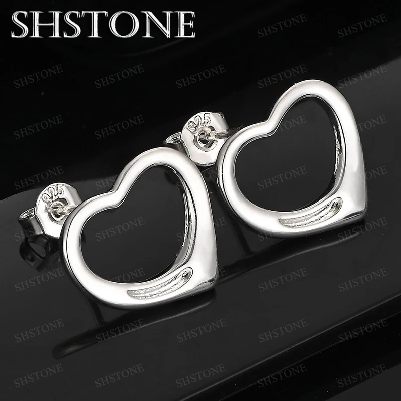 الكلاسيكية الزركون 925 الفضة الاسترليني فراشة اليعسوب القلب وأقراط سيدة حفلة عيد ميلاد غرامة لطيف مجوهرات اكسسوارات #4