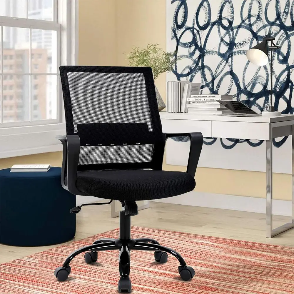 

Oice Chair Ergonomic Computer Desk Chair, Back with Armrest and Back Support, ern Executive Adjustable Rolling Swivel Task Chair