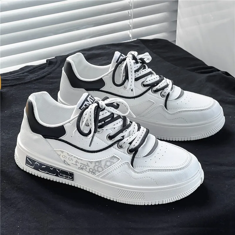 

Модная молодежная обувь для доски, мужская повседневная обувь на толстой подошве, удобная уличная прогулочная обувь на мягкой подошве, четыре сезона, обувь на плоской подошве