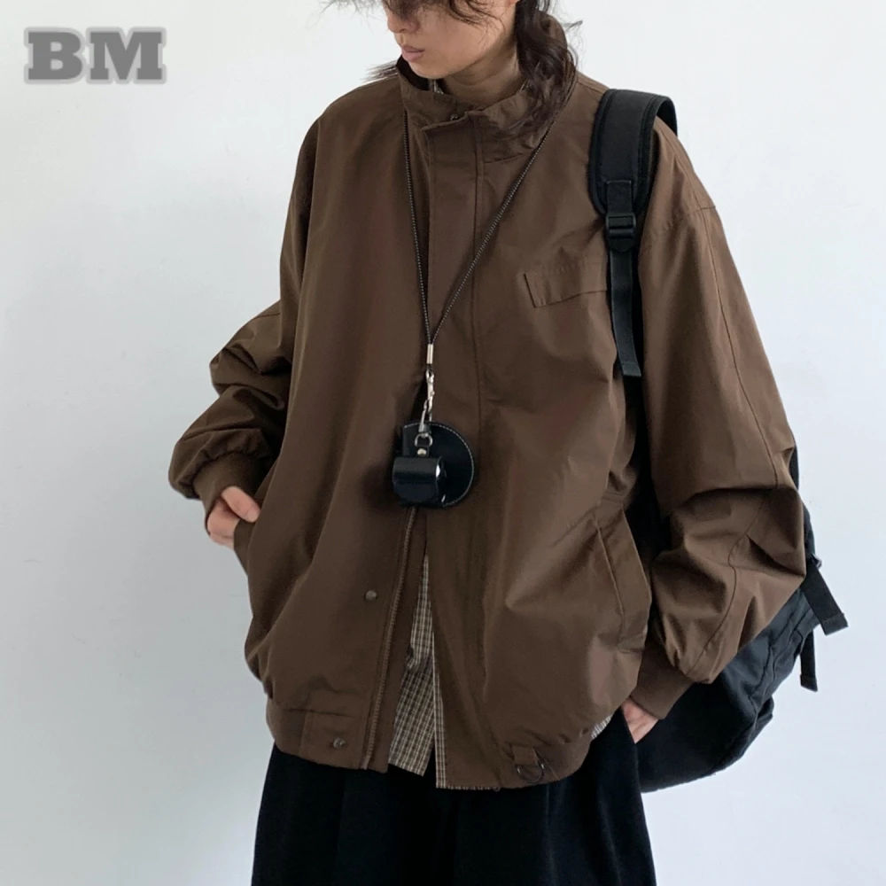 

Мужская американская универсальная ветрозащитная куртка, уличная ветровка свободного покроя, повседневная спортивная рабочая одежда-карго