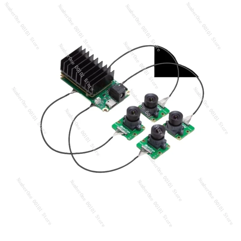 

Четырехкамера, жесткая синхронизация, глубокий панорамный объемный вид, исламская камера AI OAK-4P-Новинка