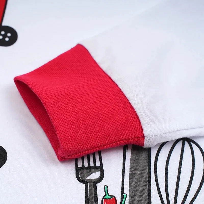 Kids Chef Costumes Cook Outfits Sets Child Carnival Kitchen Uniform Pajamas Clothes Halloween Cosplay Clothing view 5