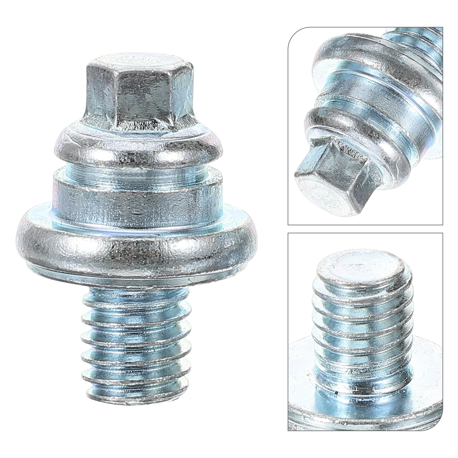 10 Pcs Car Screws Bolts Terminal Stud Connector for Vehicle Kit Galvanized