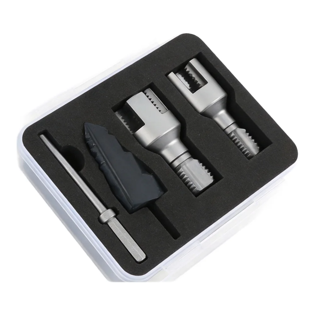 For PVC Pipes For PPR Pipes Threading System Drill Bit Home Improvement As Show Jam-Free Operation Manganese Steel Material