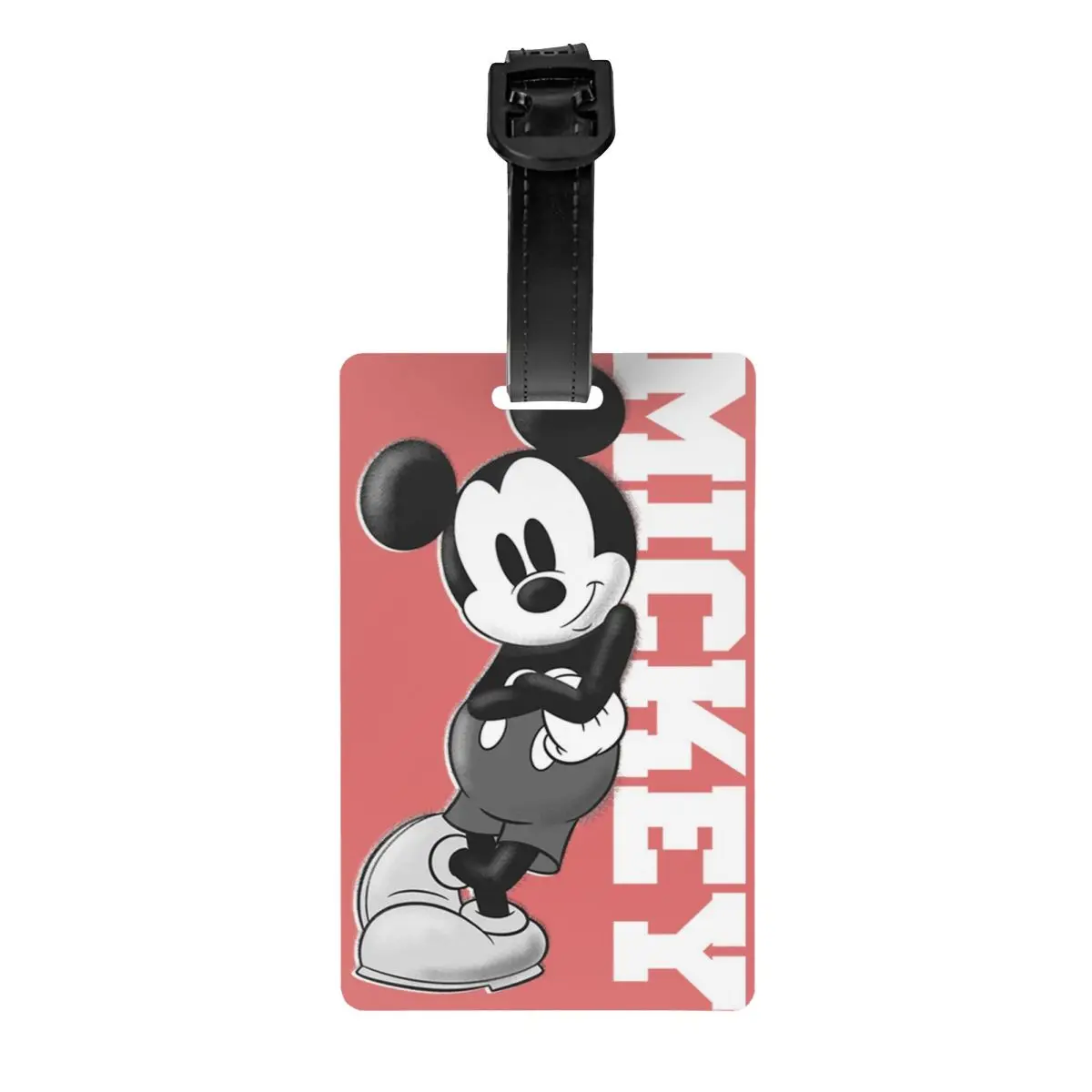 Custom M-Mouse Luggage Tag for Suitcases Cute Anime Cartoon Baggage Tags Privacy Cover ID Label