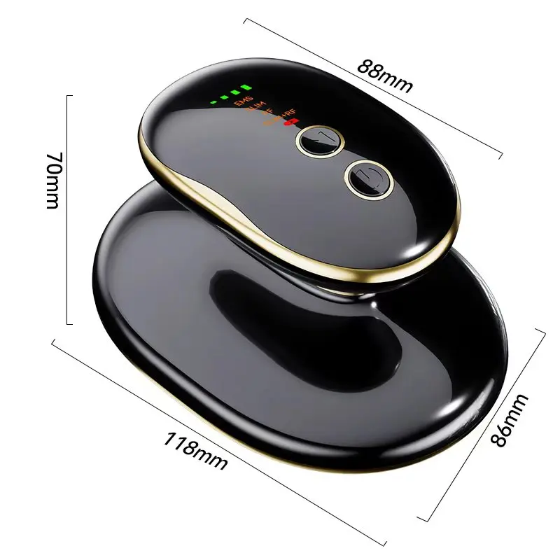 Machine de thérapie ultrasonique, outil de Massage des cellules grasses, Machine de mise en forme du corps, masseur professionnel portatif en Fiber sans fil, adapté