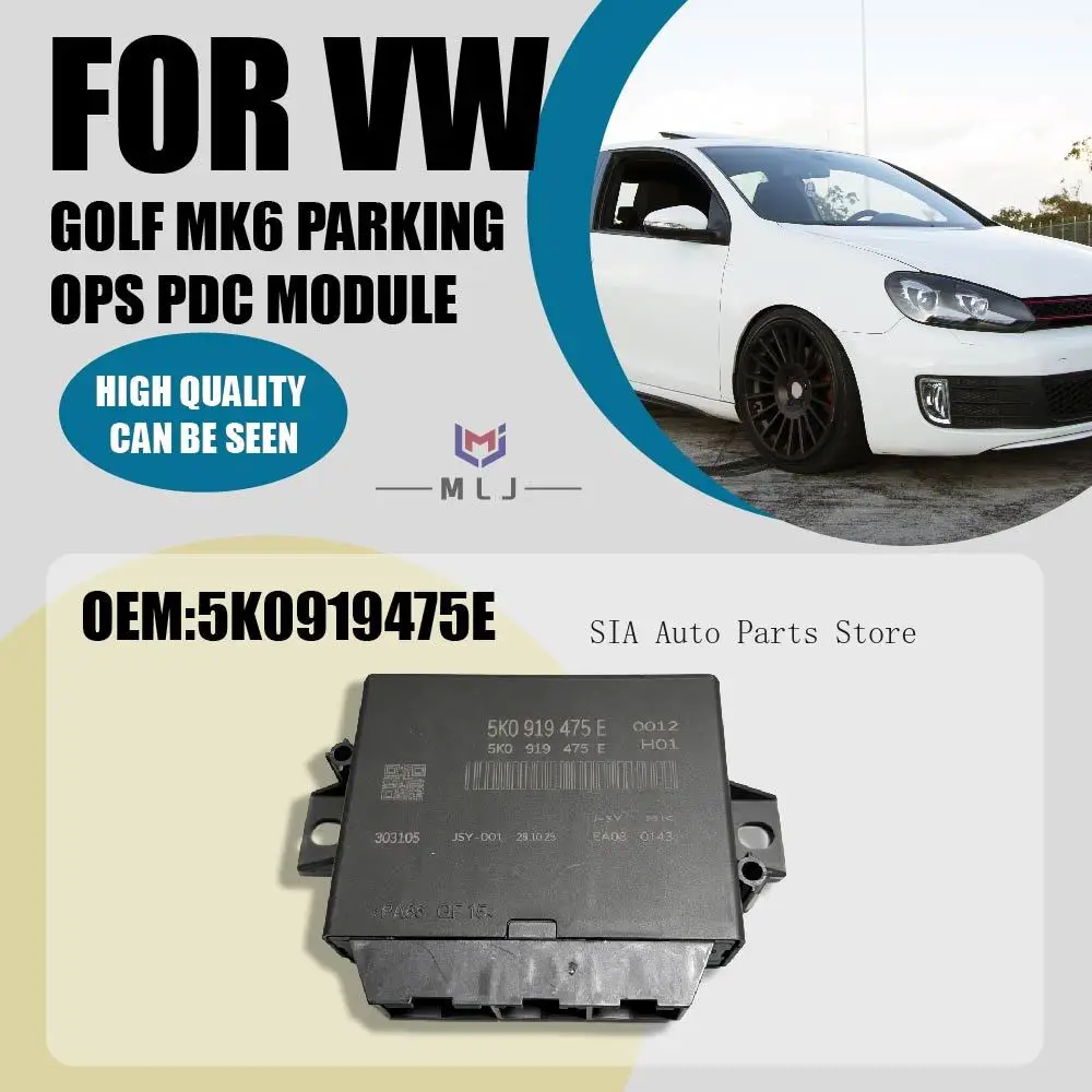 

Parking Radar Module For Volkswagen Golf MK6 OPS PDC Parking Aid Control Unit Car Reversing Assist Module Auto Parts 5K0919475E