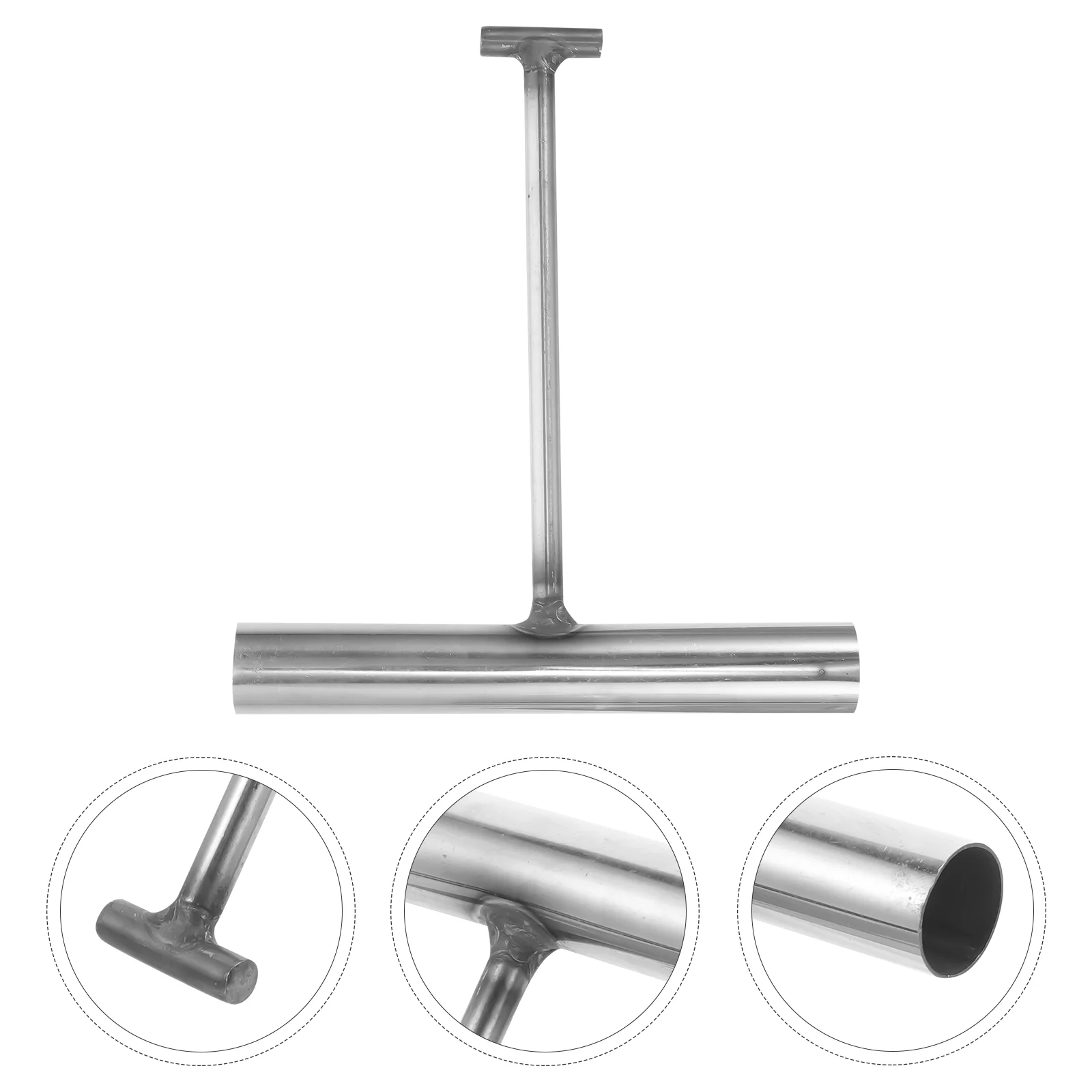 

Stainless Steel Manhole Cover Hook Heavy Duty T shape 15cm 12mm Diameter Drain Tool Roll Up Door Lifter Safe Efficient