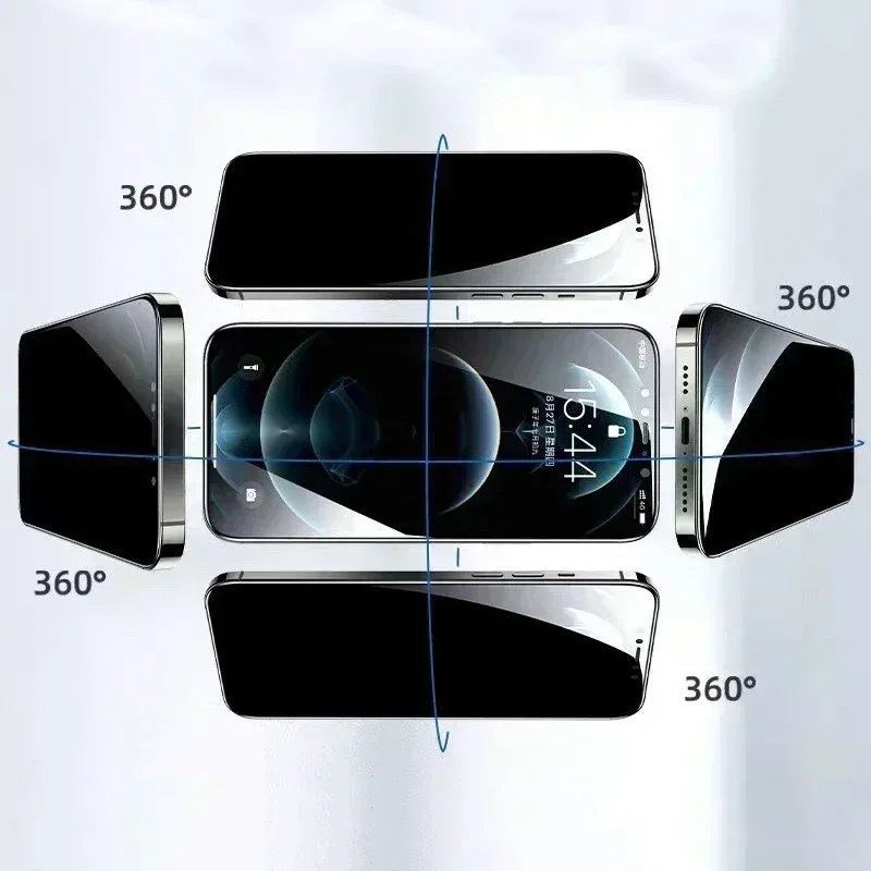 واقي شاشة مضاد للتجسس من الزجاج المقسى لهاتف Honor 90 Lite X50i واقي شاشة للخصوصية HonorX50i حافة سوداء مضاد للظهور طبقة أمامية واقية