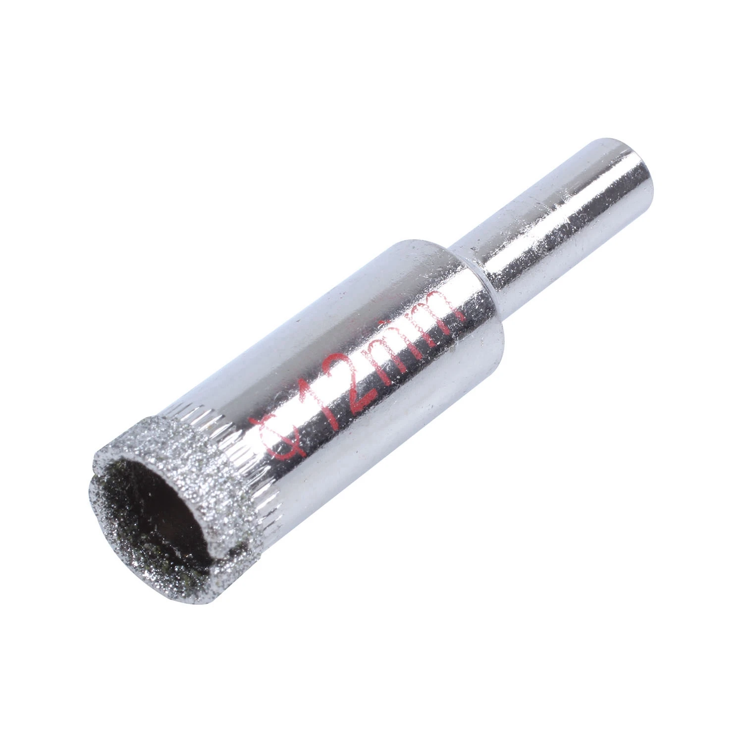 Broca de serra de metal com ponta de diamante de 12 mm para vidro de azulejo cerâmico