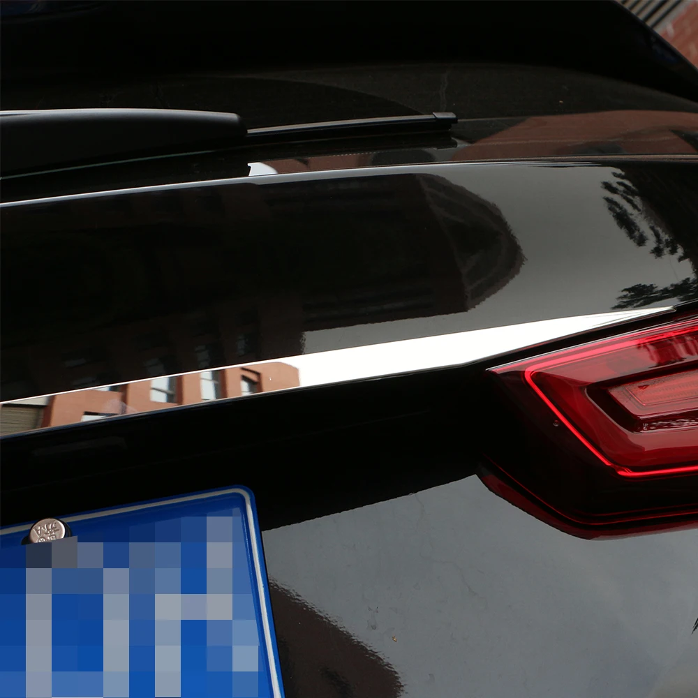 แผ่นปิดฝากระโปรงหลังรถสำหรับ BMW X3 G01 2018-2022สแตนเลสประตูท้ายรถฝาท้ายรถแถบหล่อภายนอกอุปกรณ์เสริม