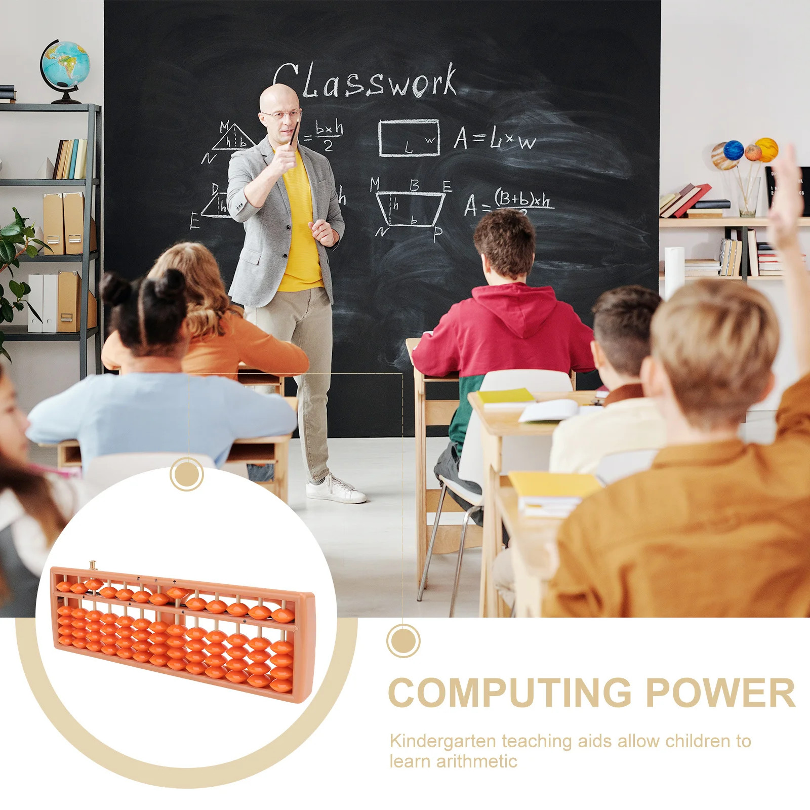 1 Pz 13-Fila Abaco Per Bambini Matematica Conteggio Apprendimento Cognitivo Aritmetica Strumento di Conteggio Educativo Abaco Giocattolo di Apprendimento Della Matematica giocattolo