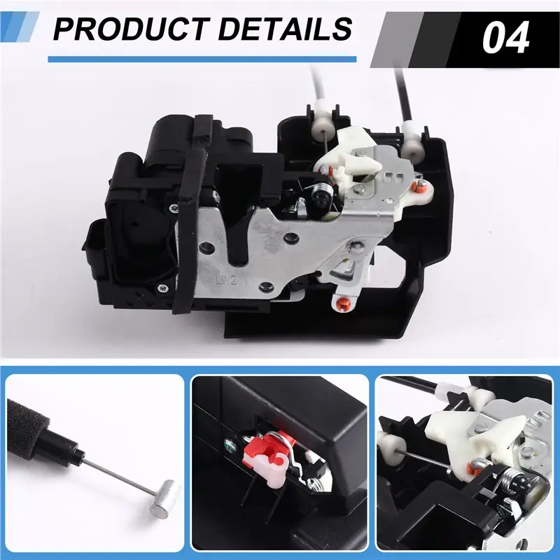 A82M-Central Motor Lock Actuator Front Door Lock Mechanism Assembly For Ssangyong Korando C Actyon 2011-2019