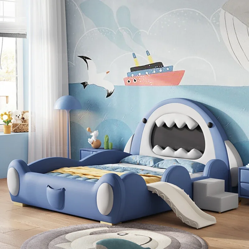 

Master Girl Kids Bed Bases Frames Double Aesthetic Bedroom Modern Children Bed Luxury Princess Letto Matrimoniale Room Furniture