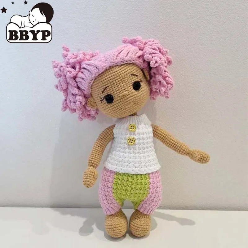 

Handmade Knitting Doll Crochet Tata girls Crochet Dolls For Home Accessories Craft Toy Ornaments