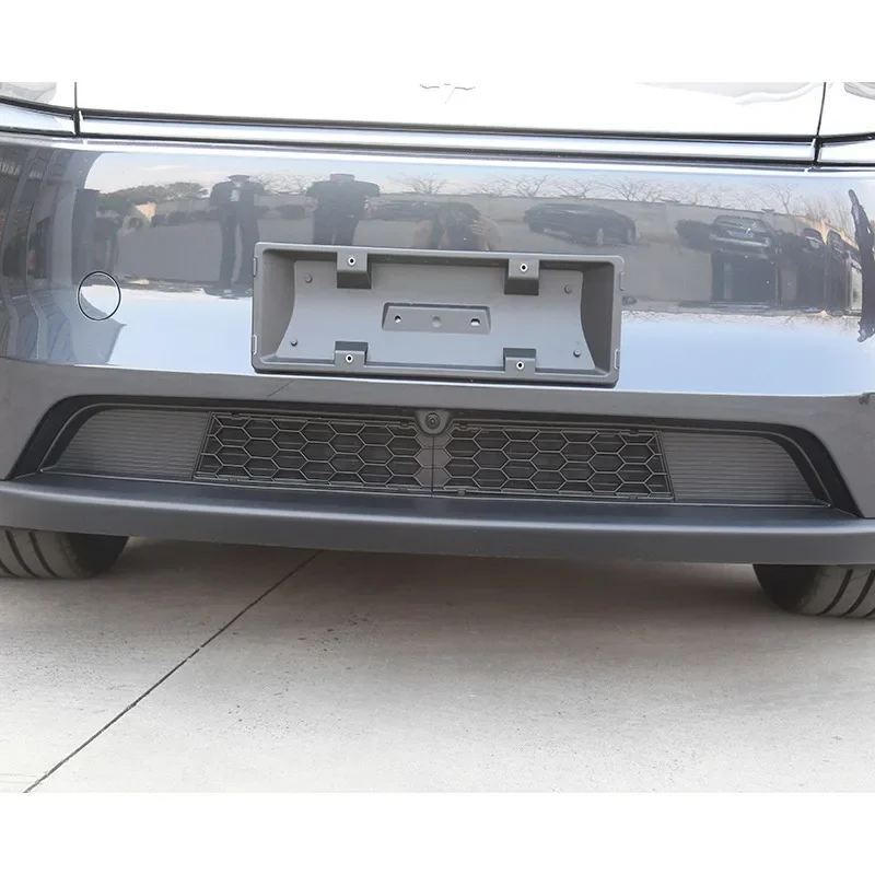 Für Tesla Modell Y Juniper 2025 Frontschürze Grill Mesh Lufteinlass Vent Abdeckung Grille Wachen Schutz Anti-insekten Net zubehör