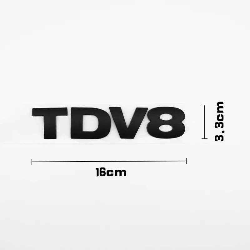 

Car 3D ABS TDV8 Trunk Fender Logo Badge Emblem Decals Sticker For Land Rover Range Rover Sport HSE Discovery Accessories