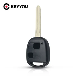 KEYYOU 10x2 Botton Remote Key Shell per Toyota Tarago Camry Corolla Avensis Prado RAV4