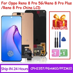 AMOLED For Oppo Reno8 Pro 5G CPH2357 LCD Reno 8 Pro (China) PGAM10 Display Touch Screen For Reno 8Pro+ Plus PFZM10