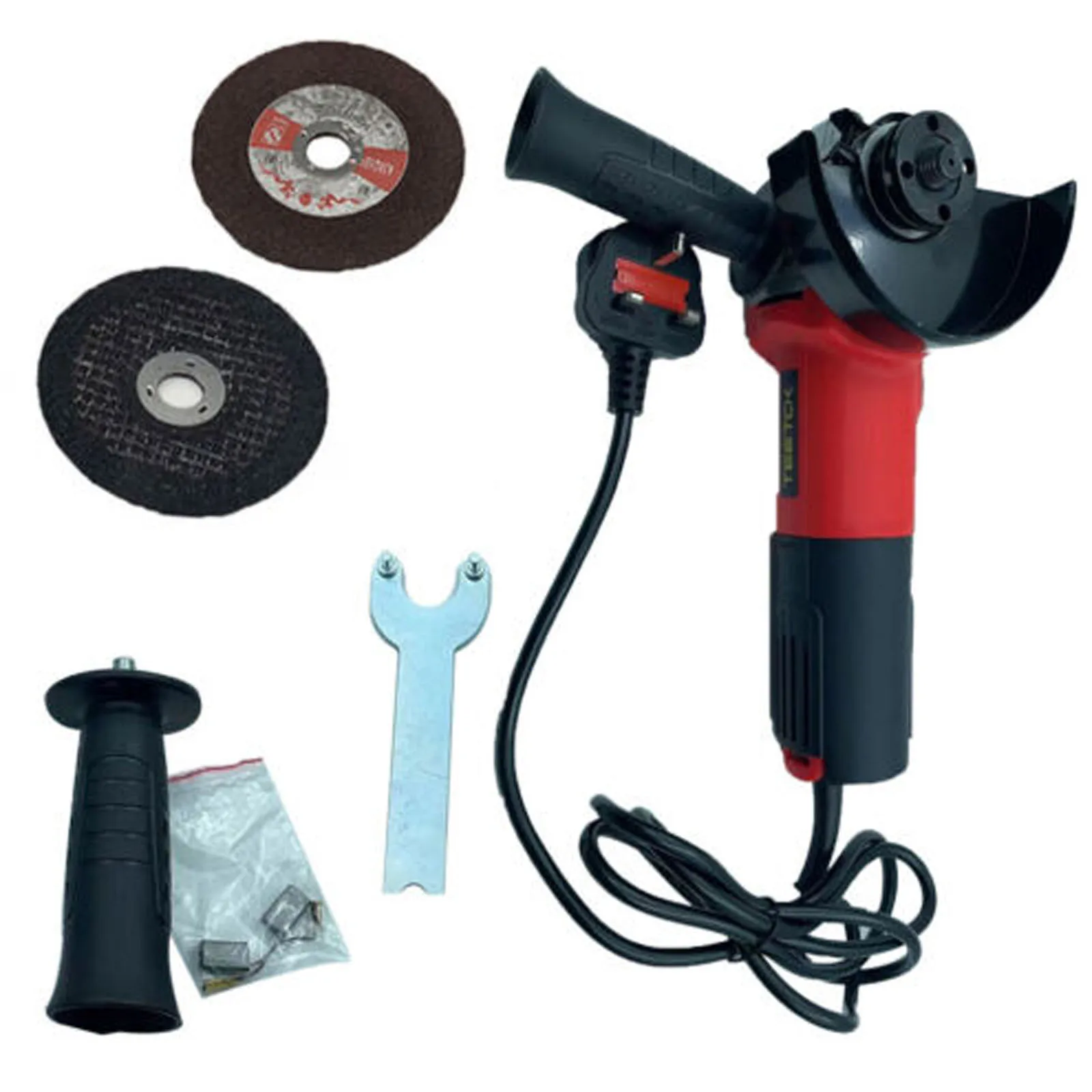 850W Electric Corded Angle Grinder, 125mm Disc Corded Cutting Grinding, Great for Sanding Cutting, Grinding, Polishing