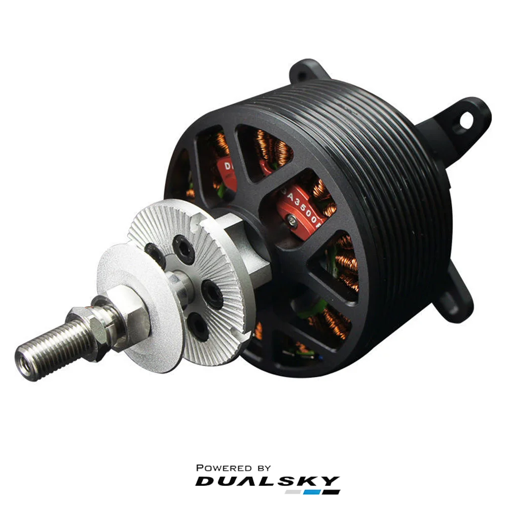 

DUALSKY GA3500R 180KV 200KV Бесщеточный двигатель с фиксированным крылом RC 120-140E Эквивалент класса Прочный пластик 30-35cc