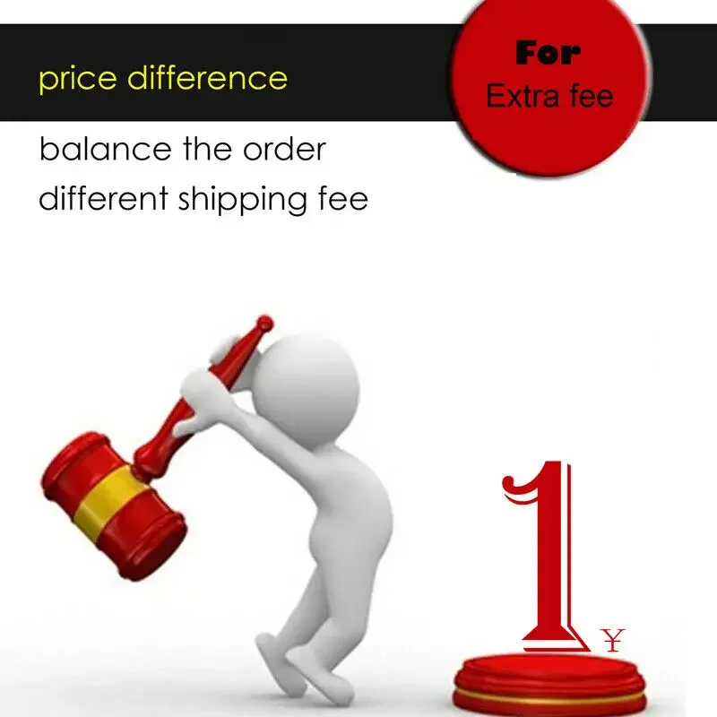 For the price difference, balance  order  different shipping fee