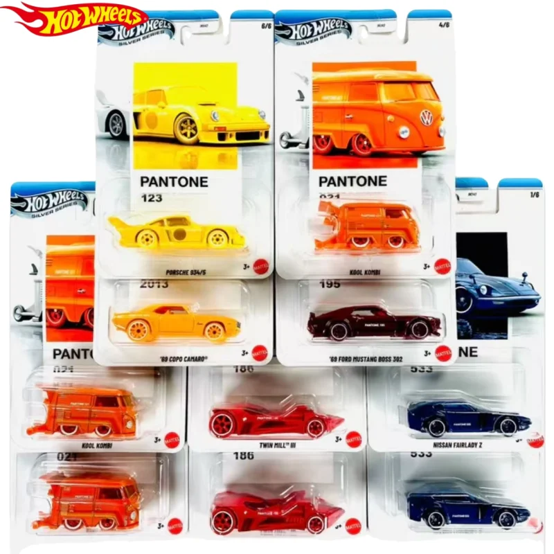 2026年新作 ホットウィール 1/64 シルバーシリーズ パントーン アーツィセット ポルシェ カマロ コンビ マスタング ニッサン 合金ダイキャスト車両モデルカー