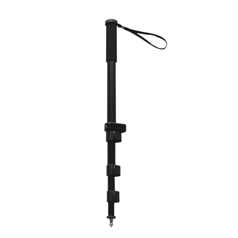 

Black Aluminum Alloy Portable Four Sections Telescopic Pole Lightweight Measuring Mapping Rod Length 47-150cm For GPS Prism 1PCS