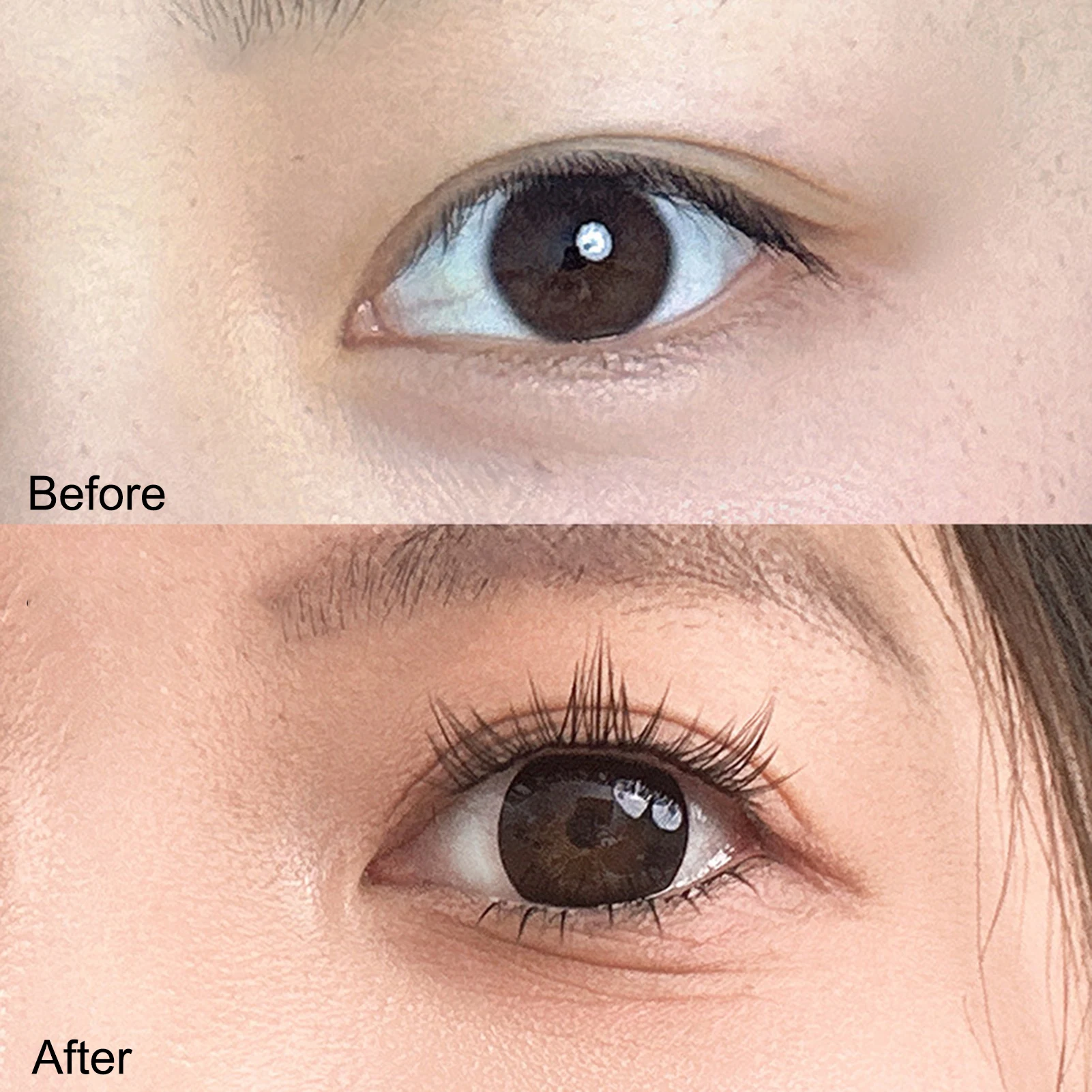 10 rangées de faux cils segmentés bande dessinée moelleux aspect naturel Extension de cils bande mince grappes de cils vaporeux outil de maquillage quotidien