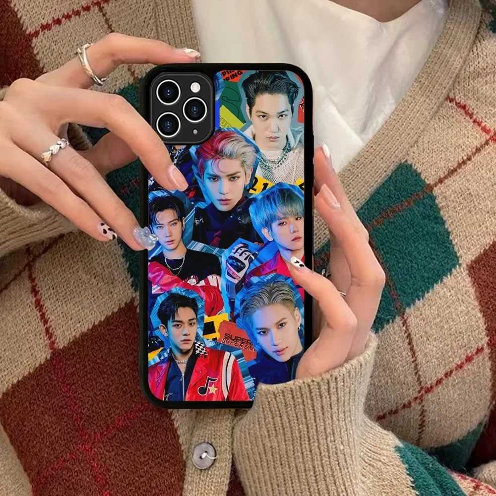 kpop S-ShineeS T-Taemin Cushion Cover Silicone PC+TPU For Samsung S10 20 30 22 23 24 Plus Lite Ultra Cover