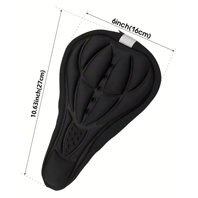 Image 4: 1/2 pièces Housse de selle de vélo universelle imperméable, coussin de protection doux pour accessoires de vélo de route et de montagne