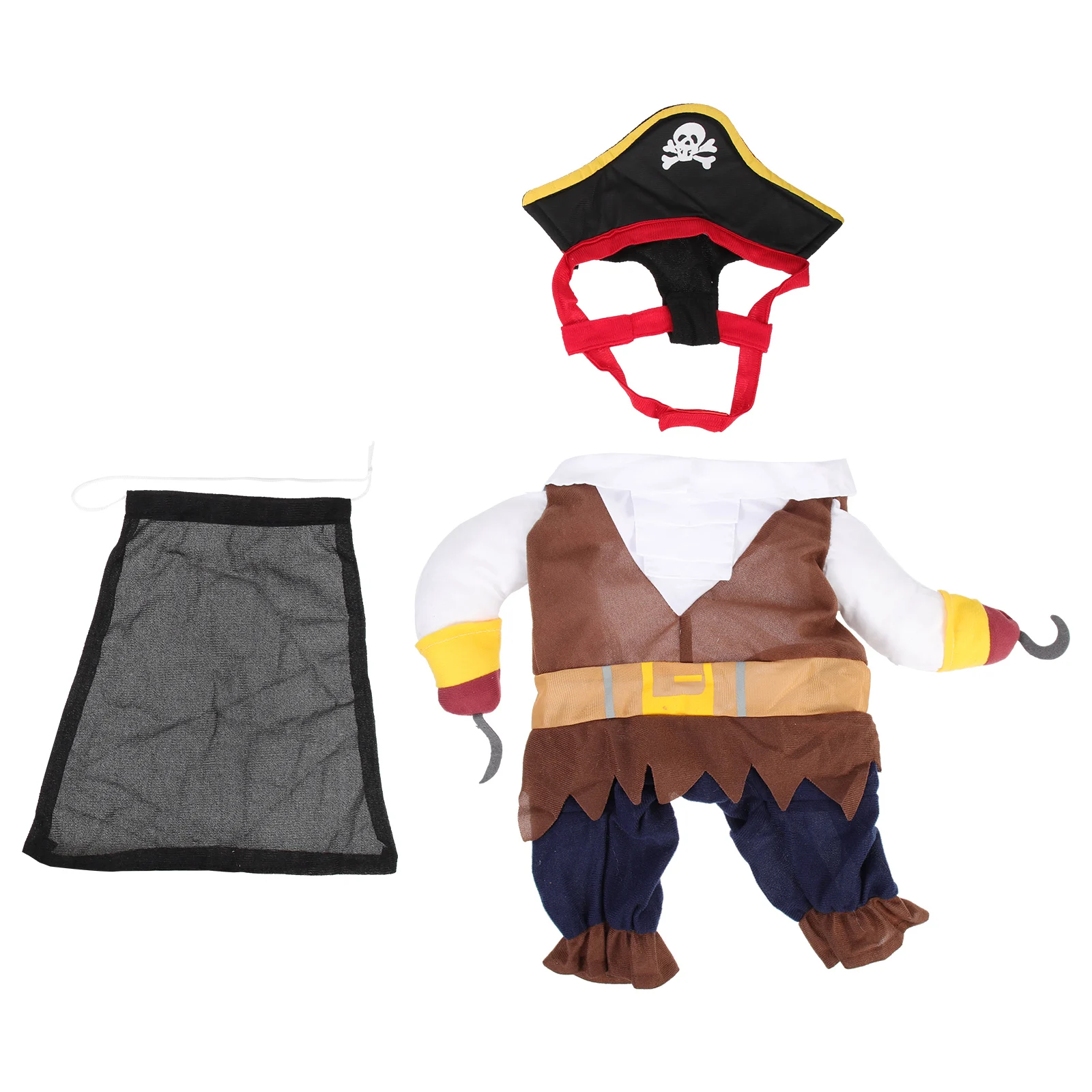 

Pet Transformation Costume Party Dog Pirate Costumes Pets Dog's Clothes Theme Halloween Cotton Outfit Decorative