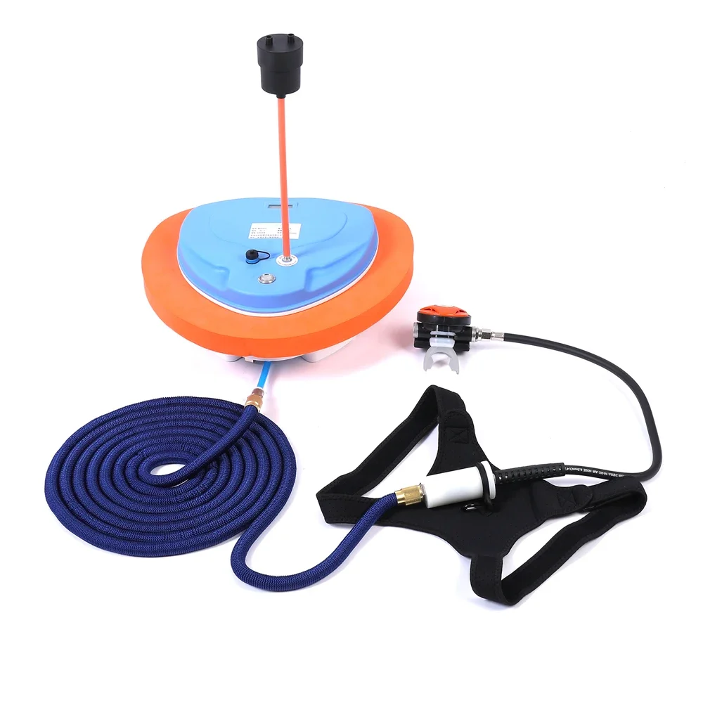 Scuba Diving Snorkel Equipment Trap Mobile ventilato Support Deepest To10M Time 3.5-5H Underwater Snorkel