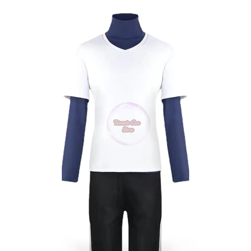 Killua Zoldyck Cosplay Costume Hunter × X Hantaa Kirua Zaoldyeck T shirt Full Set Wig Hallowen Xmas New cosplay party sport suit