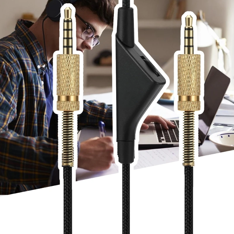 Очень четкий шнур для наушников, совместимый с наушниками A10 A40, превосходный звук, Прямая поставка