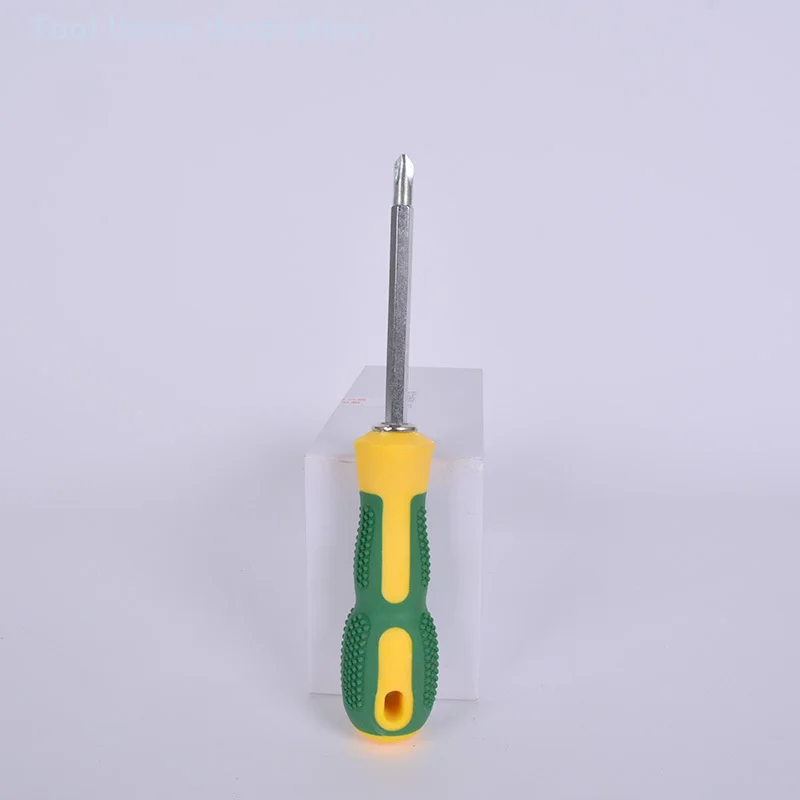 Dual-purpose Screwdriver 4/6-inch Dual-purpose Screwdriver Burr Massage Flat Cross Screwdriver Screwdriver