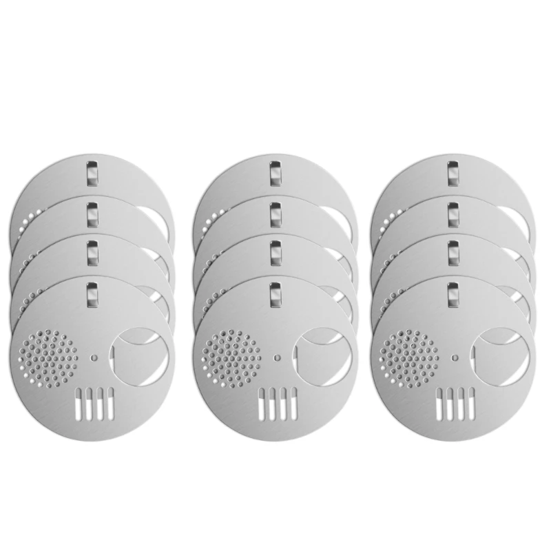 12PCS Nest Door Ventilation Disc Convenient Management Stainless Steel Entrance Gate Entrance Disc Door