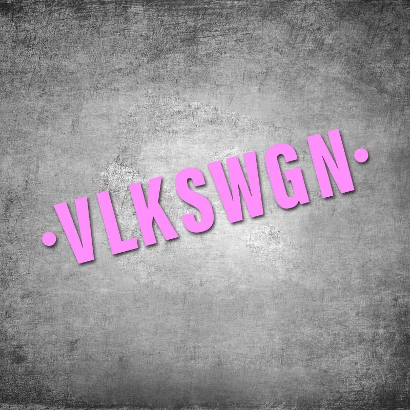 1PC VLKSWGN Car Stickers Waterproof for Auto Rear Wiper Window Trunk Bumper Refit Vinyl Decals Decoration for Volkswagen VW