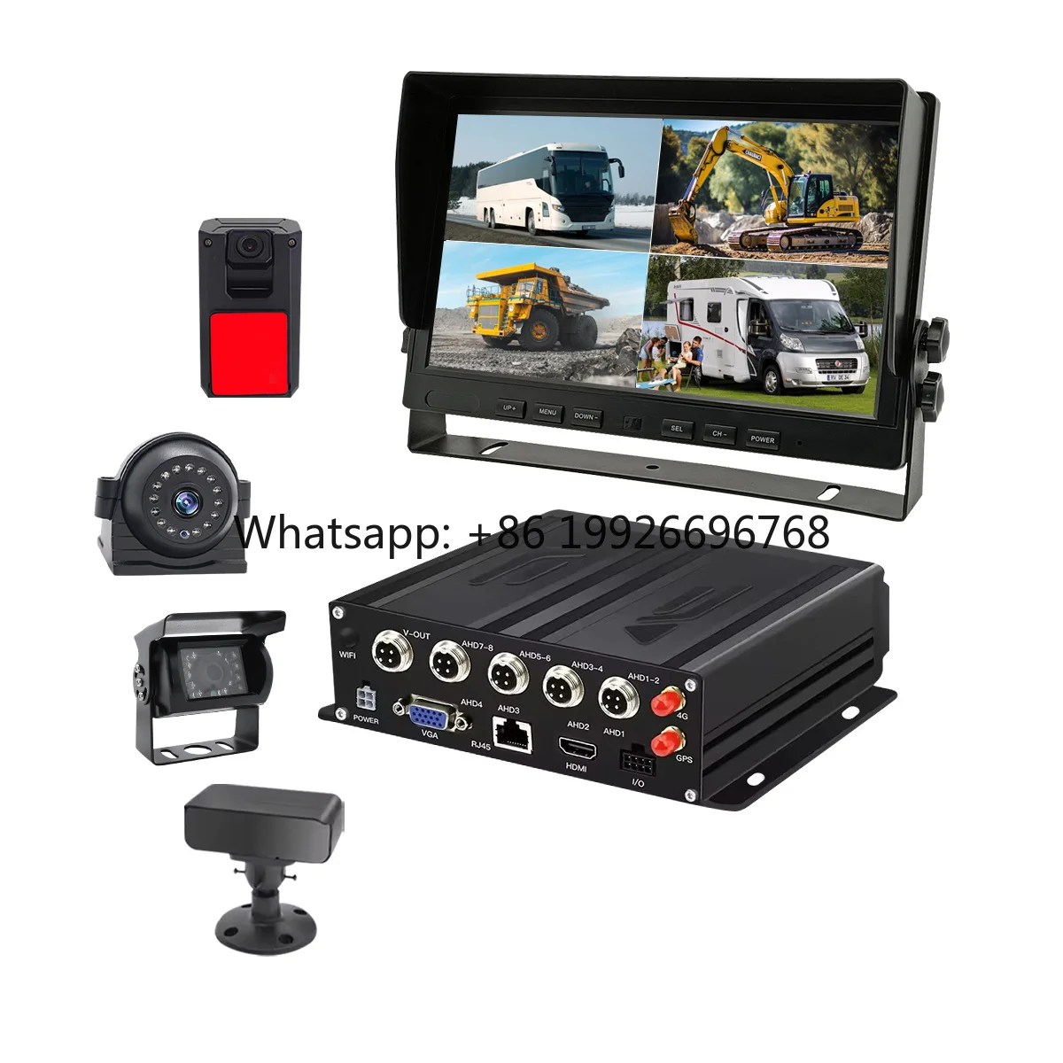 8-CH Mobile DVR Backup Camera System 10