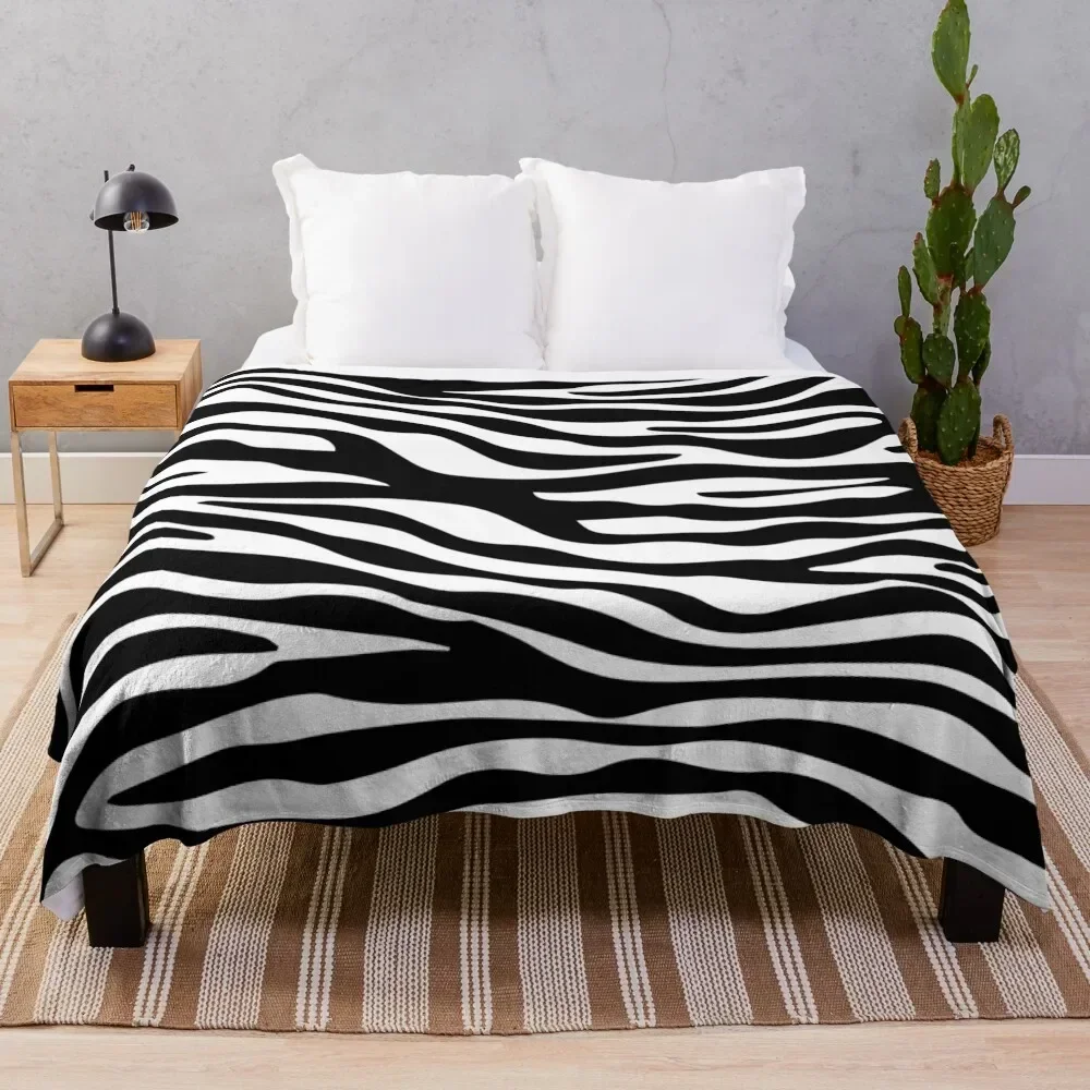 

zebra skin Throw Blanket Plaid Bed covers Blankets Sofas Heavy Blankets
