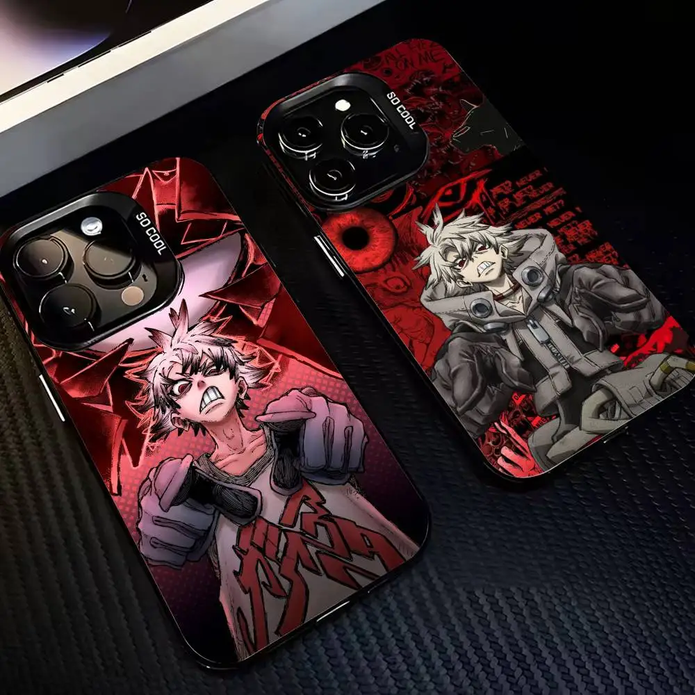 

Cleaner G-GACHIAKUTA R-Rudo-es Phone Case For iPhone 17,16,15,14,13,12,11 Plus,Pro Max,XS,Colorful Silver Phone case Funda Cover