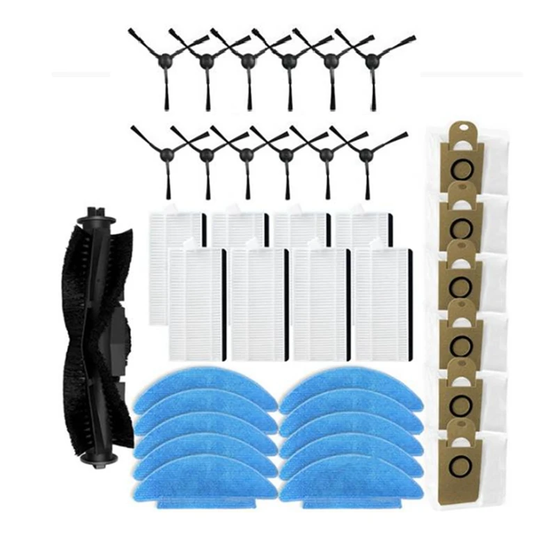 New 37 Pcs Ultra Durable Accessories For Ilife T10s / Aonus I8 Sweeper Accessories