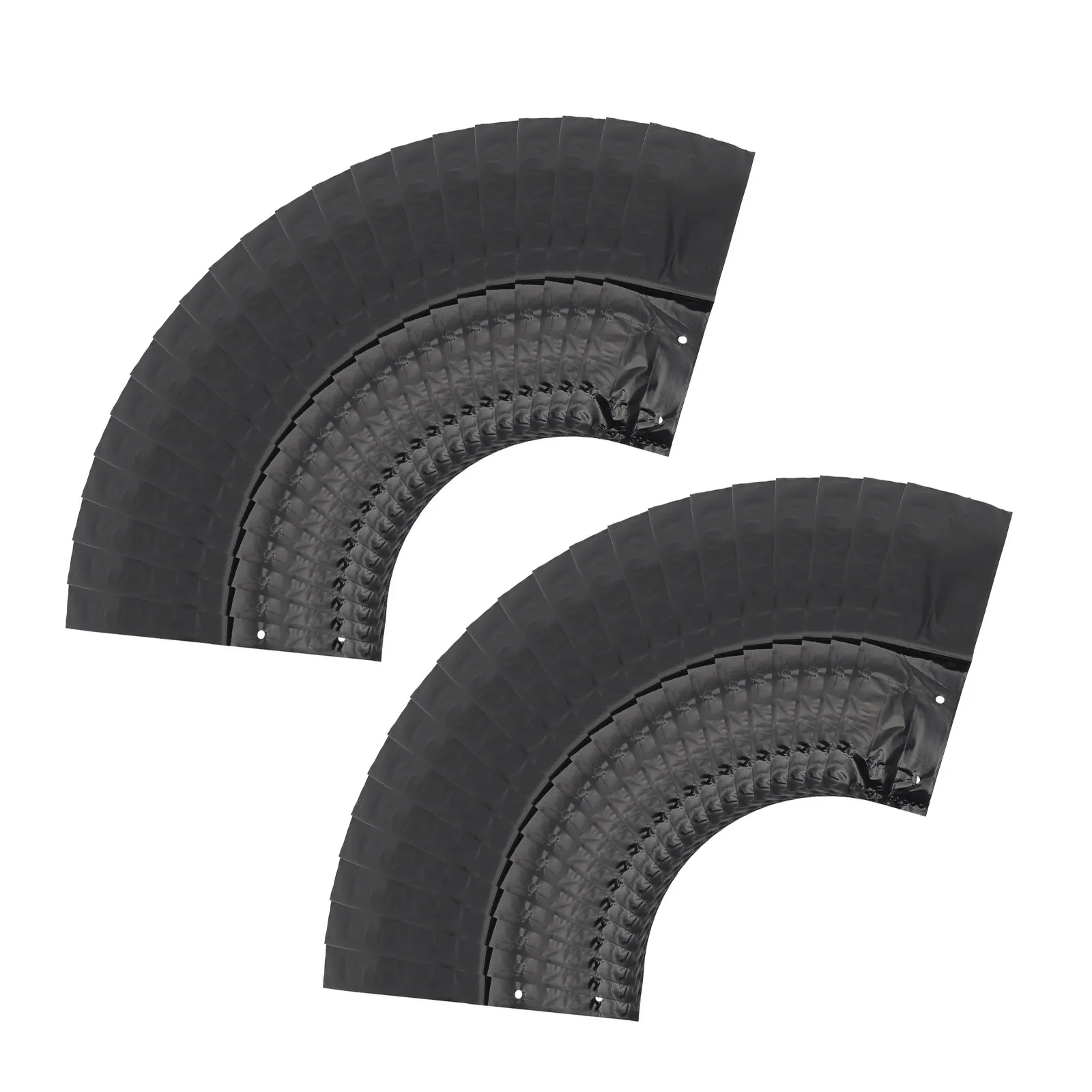 100Pcs Nursery Grow Bags Thickened Pe Black Drainage Hole Transplant Seed Starter Sleeves for Citrus Saplings Bonsai